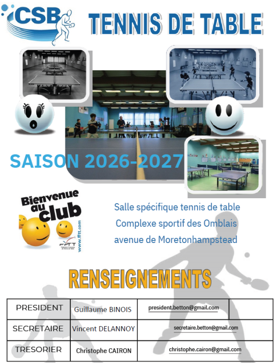 Plaquette CSB 2026-2027
